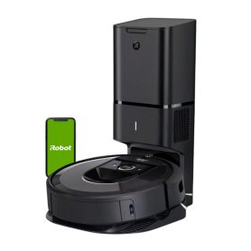 Vacuum, Cleaning Robot - iRobot Roomba i7+ (i7558) Black Robot Vacuum Cleaner - Used with Box and Accessories, wholesale price