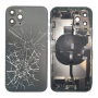 Back Glass, Rear Cover - Back Cover Housing iPhone 11 Pro Green - Charging Connector Battery (Original Disassembled) - Broken, w