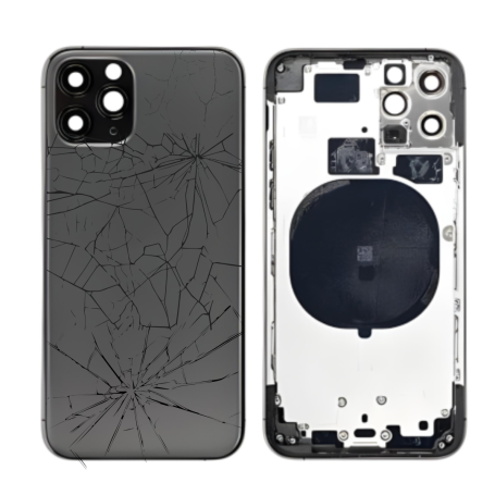 Rear Cover - Back Cover Housing iPhone 11 Pro Gray (Original Dismantled) - Grade B, wholesale price
