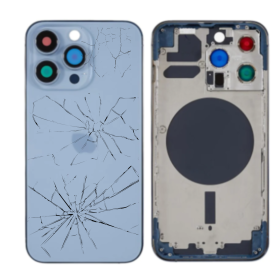 Smartphone Parts - Chassis Empty iPhone 13 Pro Blue (Origin Dismantled) - Broken, wholesale price