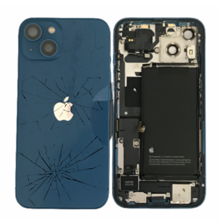 Replacement Parts - iPhone 13 Mini Blue Complete Chassis - Charging Connector + Battery (Original Disassembled) - Broken, wholes