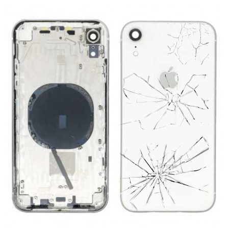 Housing, Chassis - Frame Empty White iPhone XR (Origin Disassembled) - Broken, wholesale price