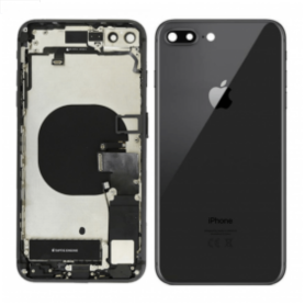 Housing, Frame - Chassis Complete iPhone 7 Plus Black - Charging Connector without Battery (Originally Disassembled) Grade AB, w
