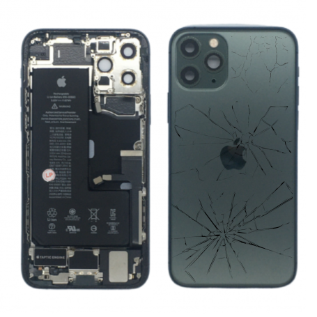 Replacement Parts - iPhone 11 Pro Green Complete Chassis - Charging Connector + Battery (Original Disassembled) - Broken, wholes