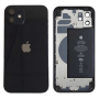 Back Housing - iPhone 12 Black Complete Chassis - Without Charging Connector with Battery (Original Disassembled) - Broken, whol