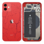 Back Cover - iPhone 11 Red Complete Chassis - Without Charging Connector + Battery (Original Disassembled) - Broken, wholesale p