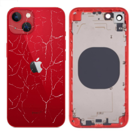 Coque, Cadre - Châssis Vide iPhone 13 Rouge - (Origine Demonté) - Cassé, prix de gros.