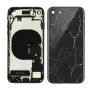 Châssis, Cadre, Structure - Châssis Complet iPhone 8 Noir - Connecteur de Charge sans Batterie (Origine Demonté) - Cassé, prix d