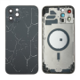 Vitre arrière, Dos - Châssis Vide iPhone 13 Pro Noir (Origine Demonté) - Cassé, prix de gros.