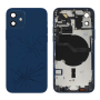 Châssis, Structure, Charpente - Châssis Complet iPhone 12 Pro Max Bleu - Connecteur de Charge + Sans Batterie (Origine Demonté) 