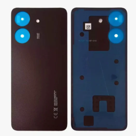 Back Glass, Rear Cover - Rear Window Xiaomi Poco C65 Black without Contour Lenses (Original Disassembled) - Grade A, wholesale p