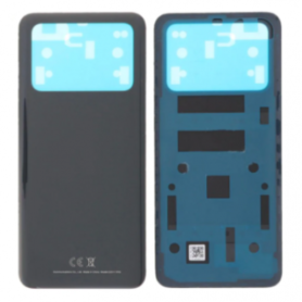 Vitre arrière, Dos - Vitre Arrière Xiaomi Poco M4 Pro sans Contour lentille Noir (Original Démonté) - Grade A, prix de gros.