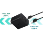 Chargeur, Alimentation, Bloc secteur - Adaptateur Secteur Duo Type-C + USB PD 35W - SAMSUNG EP-TA220 - Noir (Vrac), prix de gros