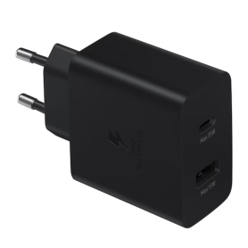 Chargeur, Alimentation, Bloc secteur - Adaptateur Secteur Duo Type-C + USB PD 35W - SAMSUNG EP-TA220 - Noir (Vrac), prix de gros