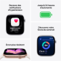 Smartwatch, Gadget Wearable - Montre Connectée Apple Watch Series 11 GPS 46mm Aluminium Rose Or avec Bracelet Sport M/L - Neuf, 