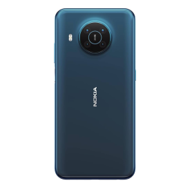 Back Glass, Rear Cover - Nokia X20 Blue Rear Glass Without Lens Frame (Original Disassembled) - Grade A, wholesale price