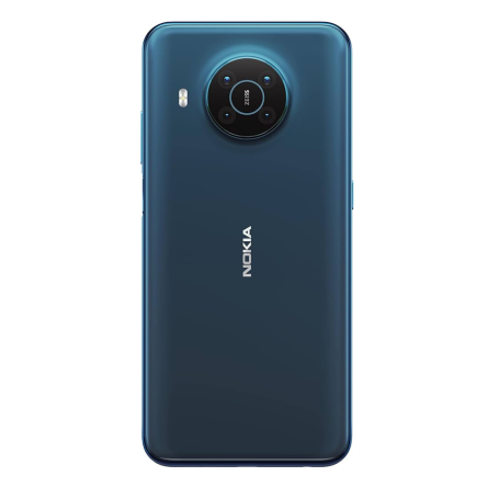 Back Glass, Rear Cover - Nokia X20 Blue Rear Glass Without Lens Frame (Original Disassembled) - Grade A, wholesale price