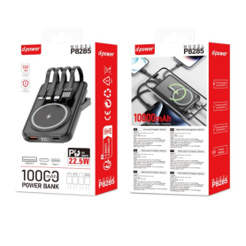 Chargeur Portable, Batterie Externe, Power Bank - Power Bank Magnétique 10000mAh PD 22.5W - D-power P8285, prix de gros.