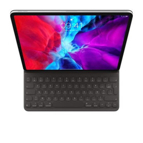 Keyboard, Accessory - Smart Folio Bluetooth Keyboard for iPad Pro 12.9" (Gen 3 & 4) Black - Apple - QWERTY - Good Condition, who
