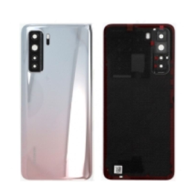 Back Glass, Rear Cover - Huawei P40 Lite 5G Silver Back Glass Without Lens Frame (Original Disassembled) - Grade A, wholesale pr