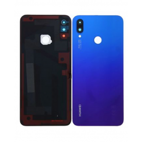 Vitre arrière HUAWEI P Smart Plus 2019 Bleu Avec Adhesif (Sans Logo)