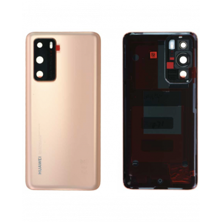 Vitre arrière HUAWEI P40 Or Avec Adhesif (Without Logo)