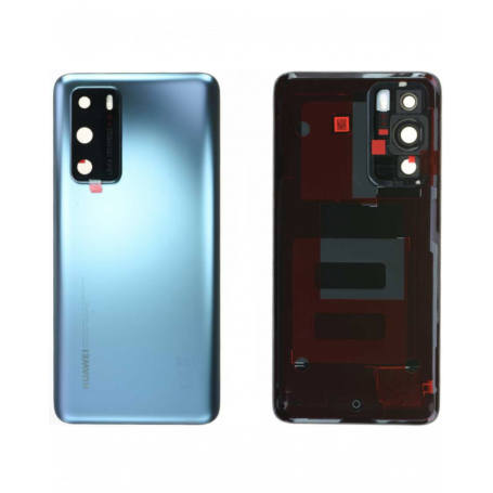 Vitre arrière HUAWEI P40 Argent Avec Adhesif (Sans Logo)