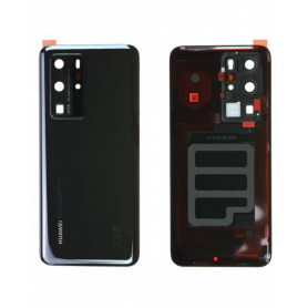 Vitre arrière HUAWEI P40 Pro Noir Avec Adhesif (Sans Logo)