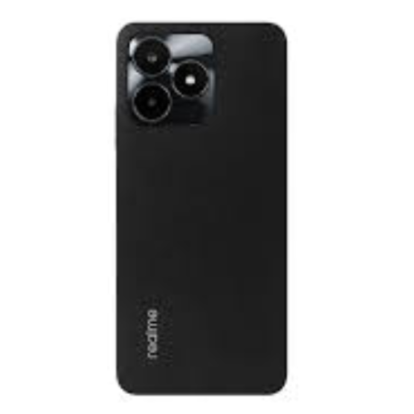 Back Glass, Rear Cover - Realme C53 Rear Glass Black Without Lens Frame (Original Disassembled) - Grade A, wholesale price