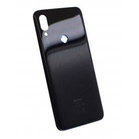 Vitre arrière Xiaomi Redmi 7 Noir Avec Adhesif (Sans Logo)