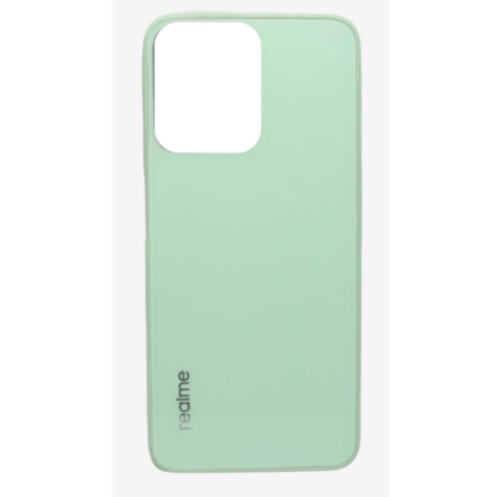 Vitre arrière, Dos - Vitre Arrière Realme C35 Vert Clair Sans Contour Lantille (Original Démonté) - Grade A, prix de gros.