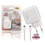 Chargeur Rapide, Alimentation - Kit Chargeur 2-en-1 avec Câble Type-C PD 30W + QC 18W LinQ PD3004, prix de gros.