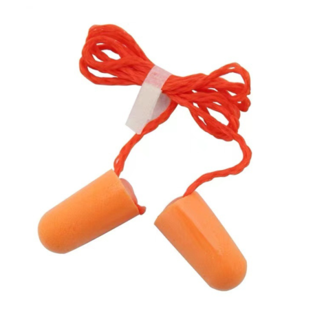 Hearing Protection, Sound Blockers - Foam Earplugs with Cord Noise Reduction 37 dB - 1.3×2.5×52 cm, wholesale price