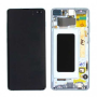 Écran, Display - Ecran Samsung Galaxy S10 Plus (G975F) Bleu + Châssis (Original Reconditionné), prix de gros.