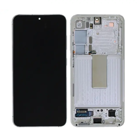 Display - Samsung Galaxy S23 5G 2023 (S911) Gray and Silver Screen + Frame (Original Refurbished), wholesale price