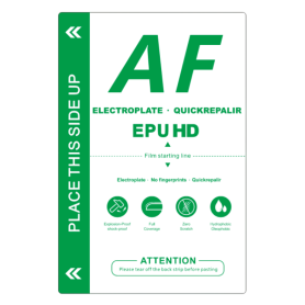 Screen Protector - AF Electroplate EPU Protection Film 0.18mm Green Series G28 - 5 Pcs, wholesale price