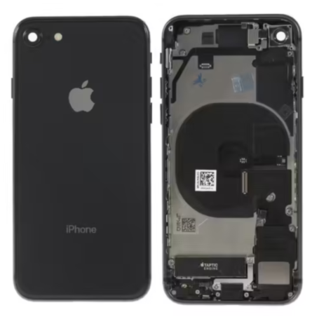 Cadre, Coque, Structure - Châssis Complet iPhone 8 Noir - Connecteur de Charge Sans Batterie (Origine Demonté) Grade AB, prix de