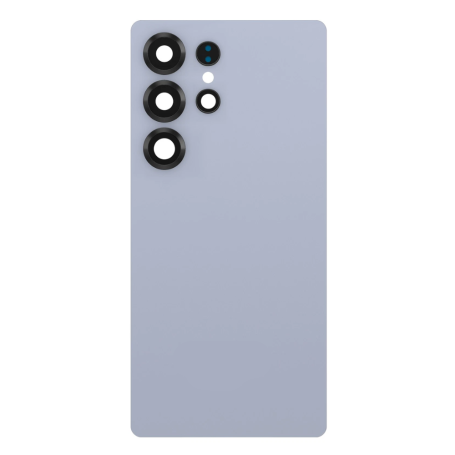 Back Glass, Rear Cover - Galaxy S25 Ultra Titanium Blue Silver Back Glass (S938B) (No Logo), wholesale price