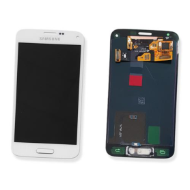 Screen, Display - Samsung Galaxy S5 Mini (G800F) White Screen (Servic Pack) - GH97-16147B, wholesale price