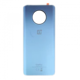 Back Glass - OnePlus 7T Blue Rear Glass Without Lens Frame (Original Disassembled) - Grade A, wholesale price