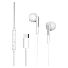 Casque, Oreillettes - Écouteurs Stéréo XSSIVE Type-C XSS-EP12 – Blanc, prix de gros.