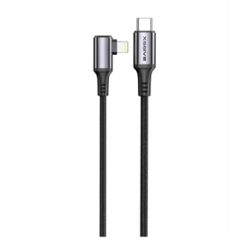 Braided Cable 30W USB-C / Lightning 1m XSSIVE XSS-BR1MCL 90° Charging Cable, Sync Cable - Braided Cable 30W USB-C / Lightning 1m XSSIVE XSS-BR1MCL 90°, wholesale price