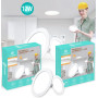 Éclairage, Lumière, Luminaire - Panneau LED encastrable rond 12 W – 16,7 cm CIAOBOSI TX-9693, prix de gros.