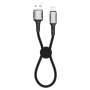 Chargeur, Connecteur - Câble Tressé USB-A / Lightning 15W 30CM XSSIVE XSS-BR-AL-B 30CM - Noir, prix de gros.