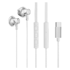 Casque, Oreillettes - Écouteurs Stéréo USB-C XSSIVE XSS-EP18W – Blanc, prix de gros.
