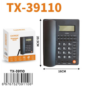 Téléphone fixe, Appareil filaire - Téléphone filaire domestique et bureau CIAOBOSI TX-39110, prix de gros.