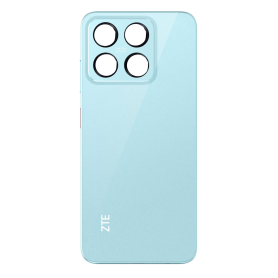 Coque, Dos, Panneau - Vitre Arrière ZTE Blade A55 Sans Contour Lantille Bleu (Original Démonté) - Grade A, prix de gros.
