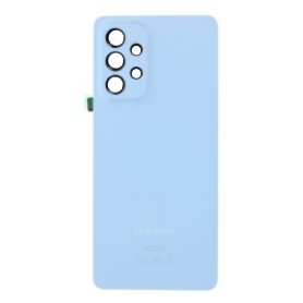 Vitre arrière, Dos - Vitre Arrière Samsung Galaxy A53 5G (A536B) Sans Contour Lentille Bleu (Original Démonté) - Grade A, prix d