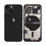 Back Glass, Rear Cover - Back Cover Housing iPhone 13 Black - Charging Connector Without Battery (Original Disassembled) Grade B