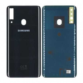 Back Glass, Rear Cover - Samsung Galaxy A20S (A207F) Rear Glass, Frameless, Black Lens (Original, Disassembled) - Grade A, whole